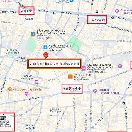 מדריד Encantador Apartamento Plaza Del Callao, Mid Term מראה חיצוני תמונה